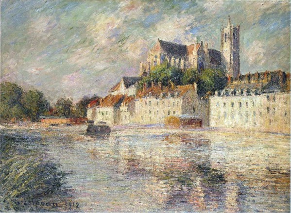 The Cathedral at Auxserre by Gustave Loiseau